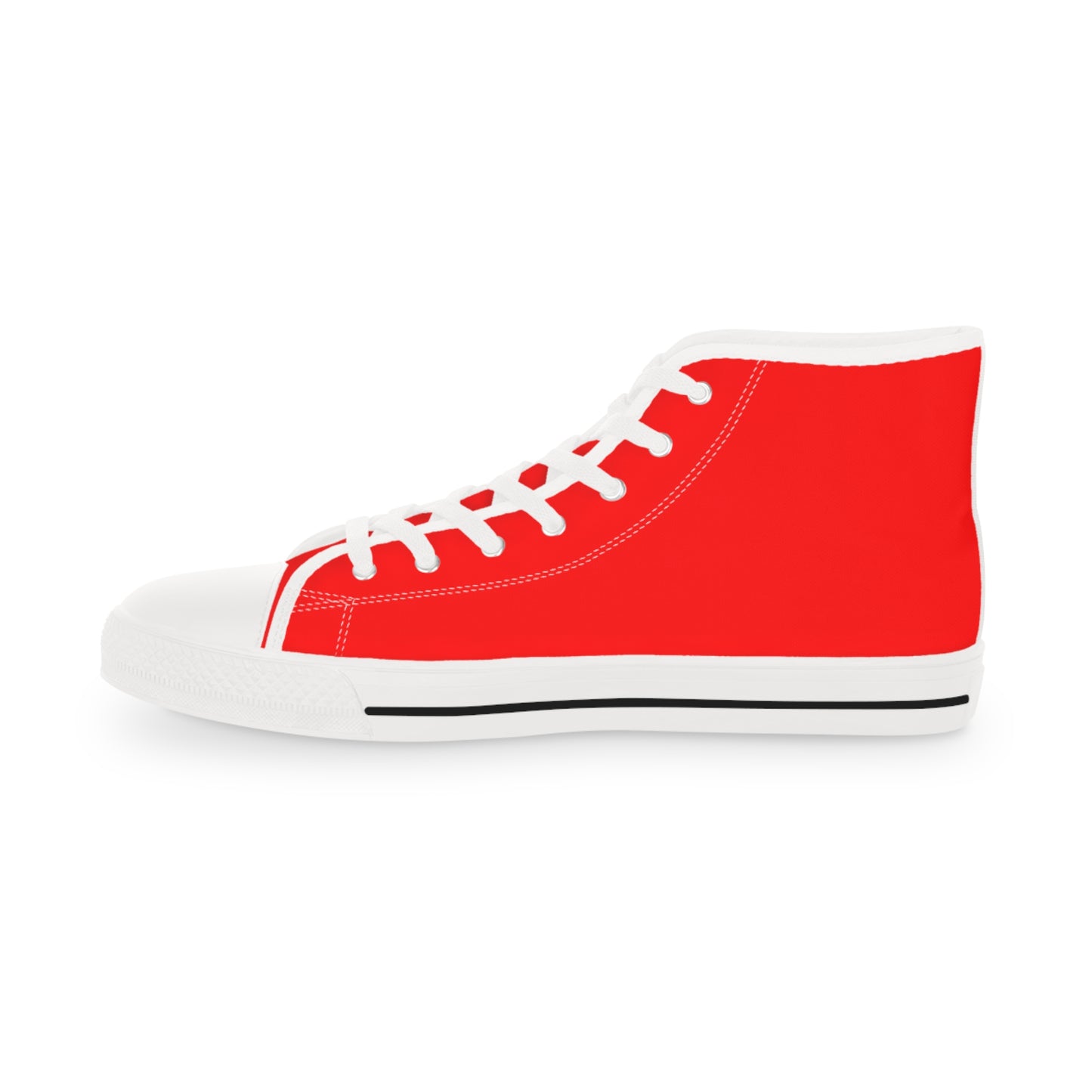 Booty Call Corgi Pop Art Men's High Top Casual Red Canvas Sneakers
