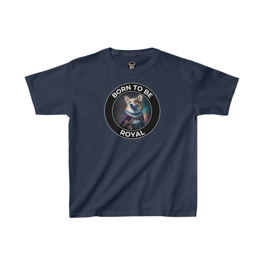 Born To Be Royal - Kids Heavy Cotton Tee
