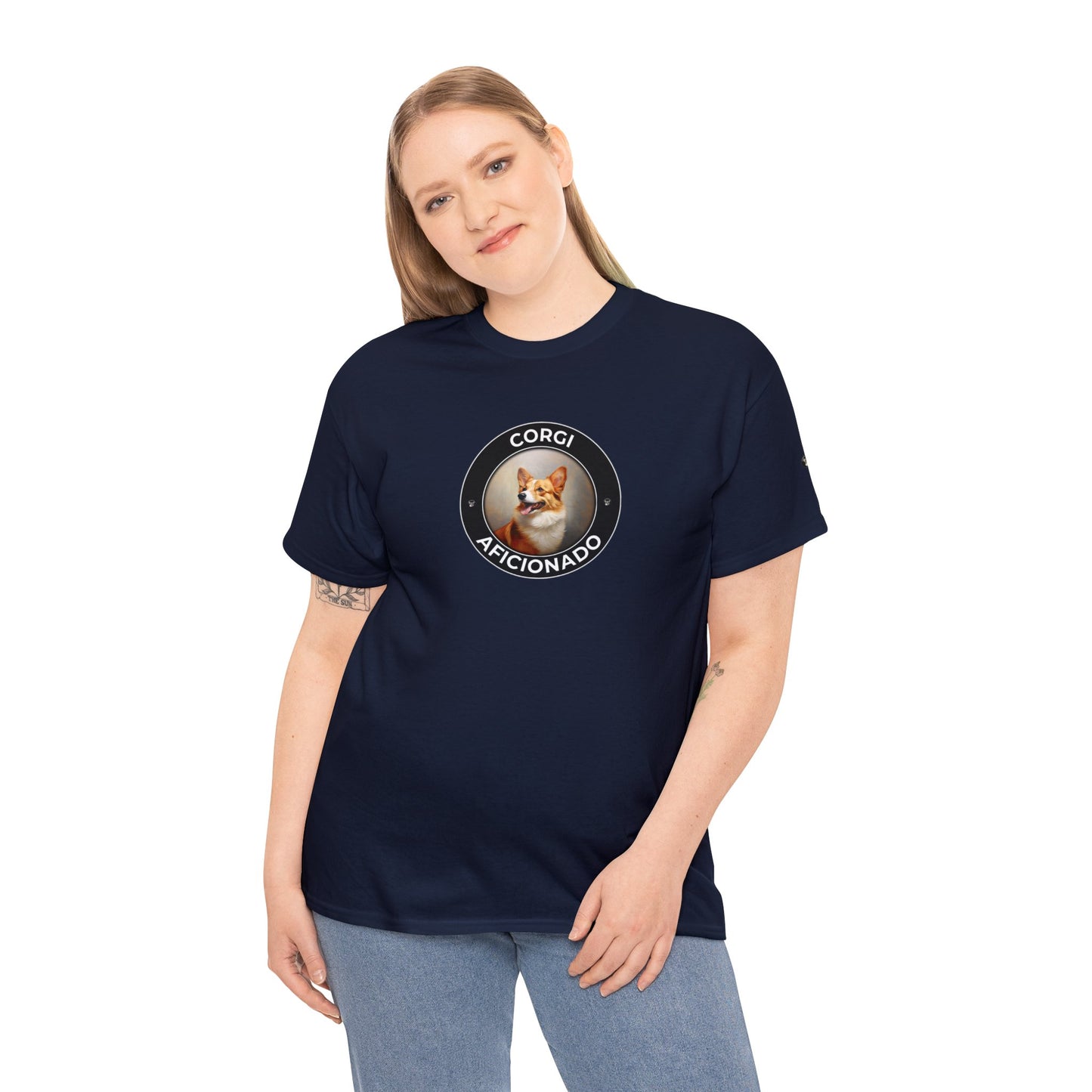 Corgi Aficionado - Unisex Heavy Cotton Tee