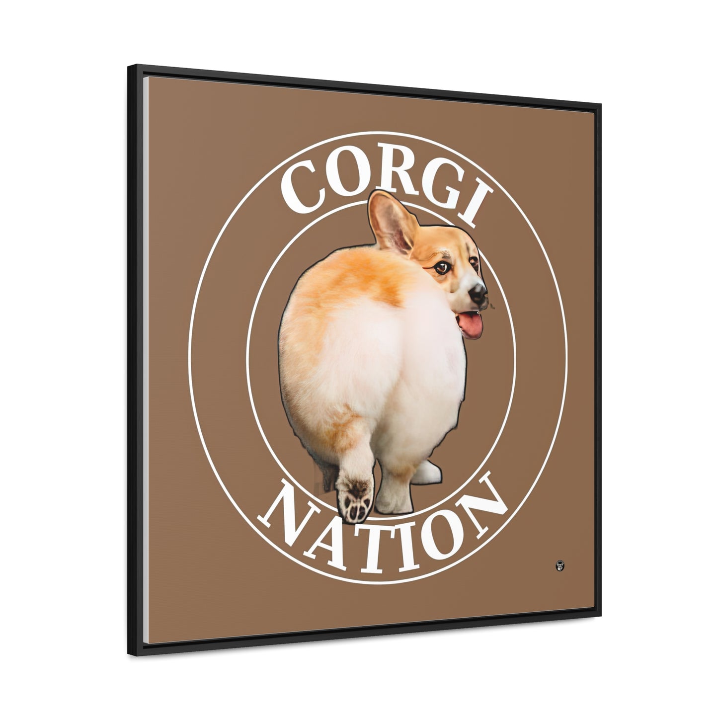 Corgi Nation - Framed on Canvas