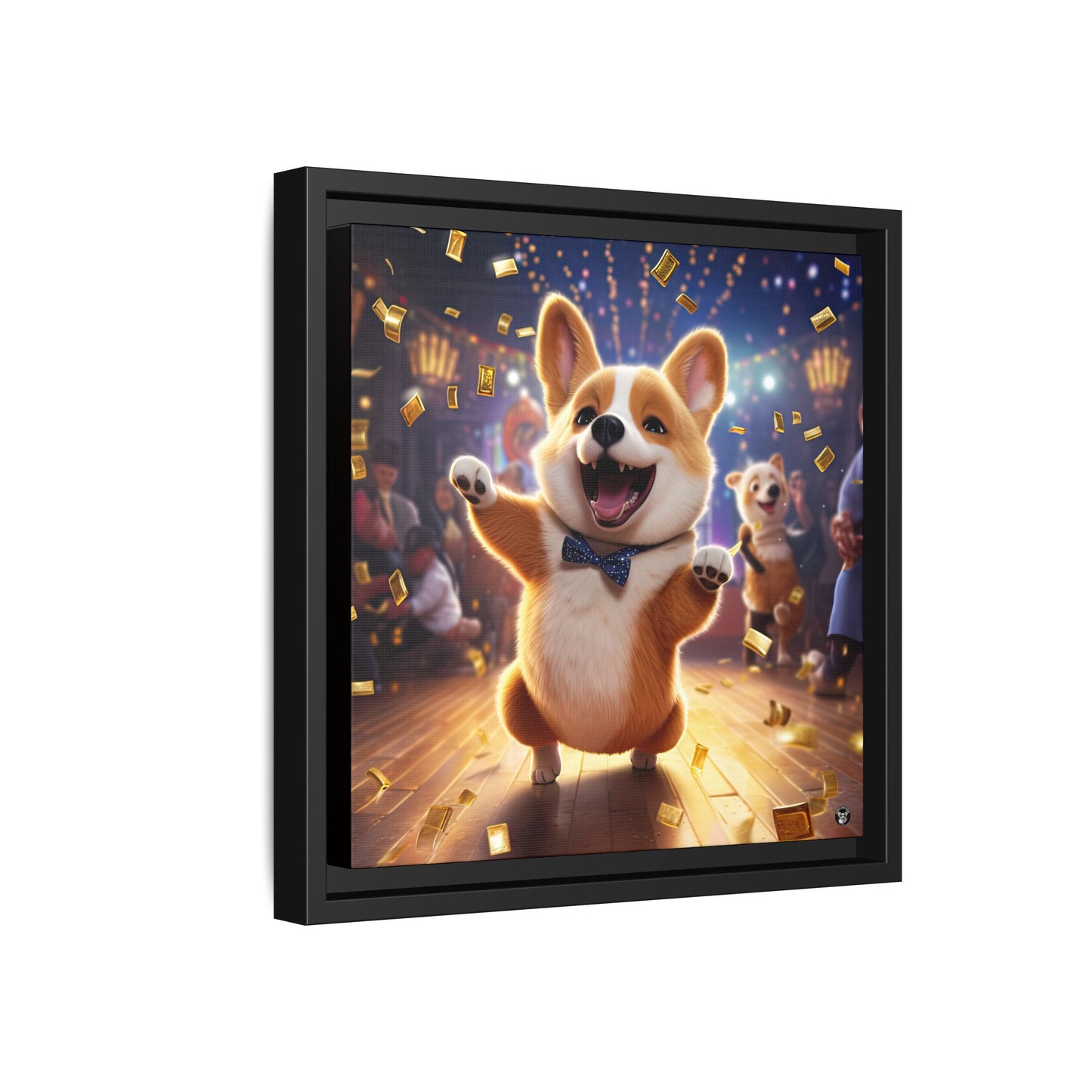 Party Pup on Canvas