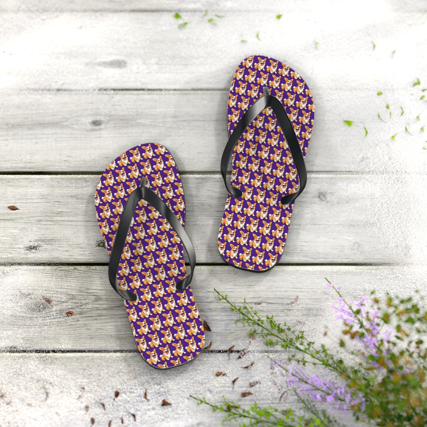 Jolly Mosaic Flip-Flops