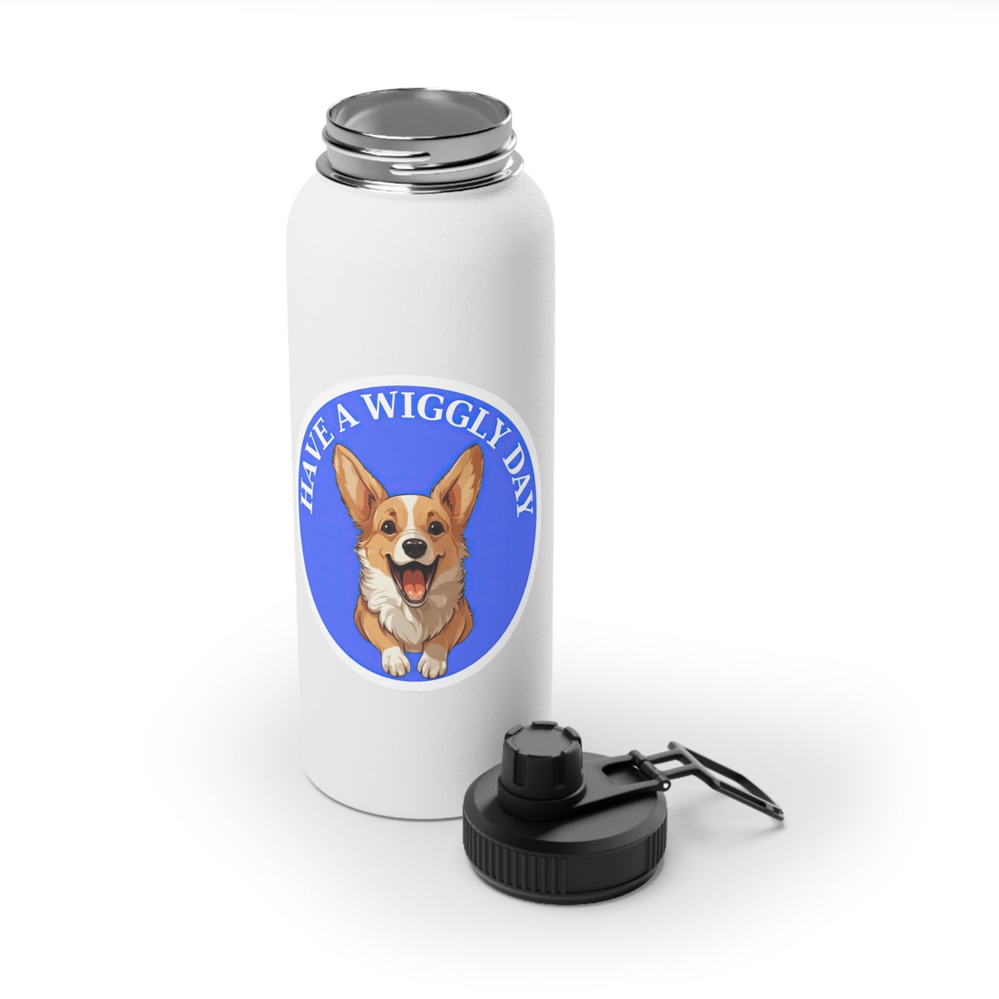 Have a Wiggly Day - Water Bottle with Sport Lid