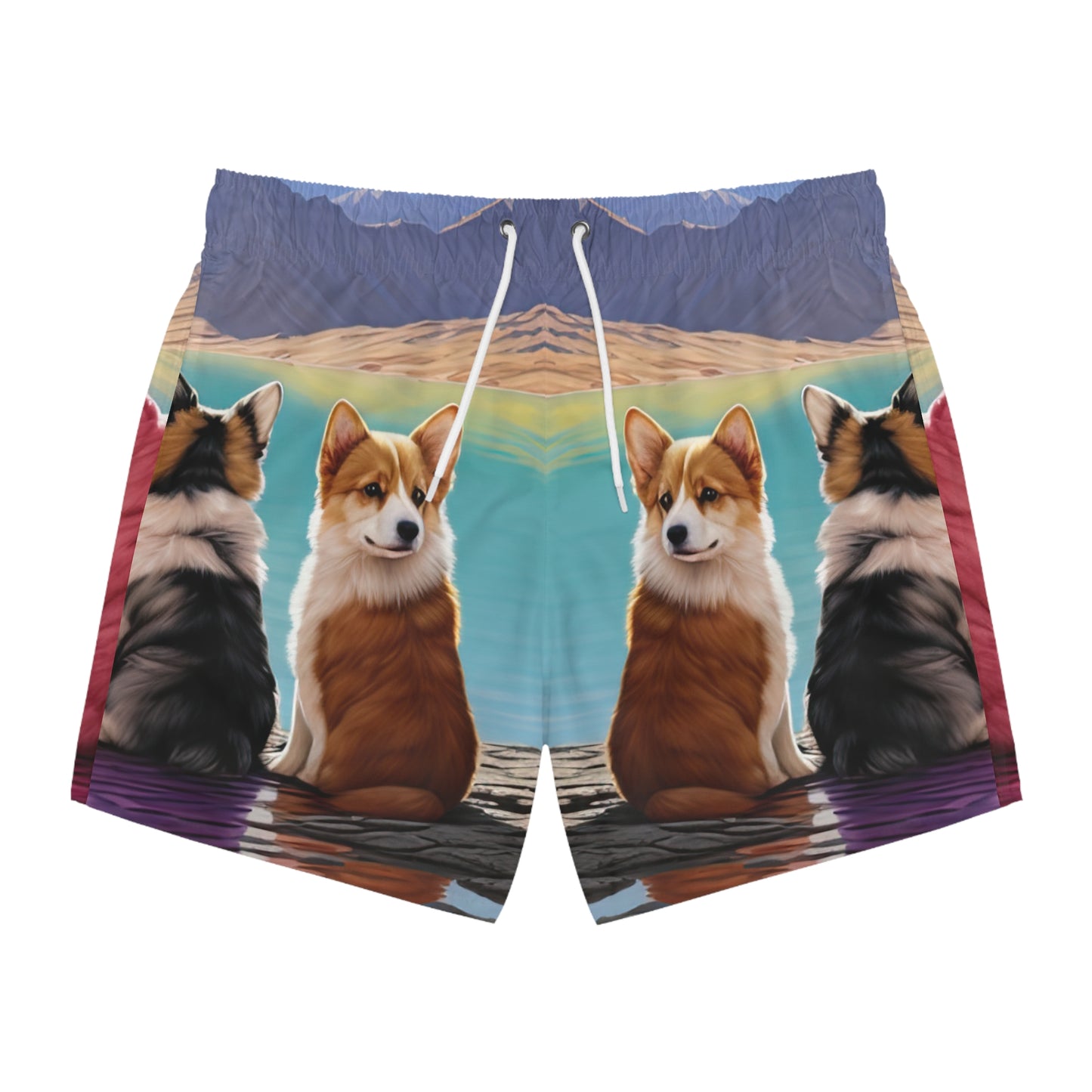 Corgi Lake Swim Trunks