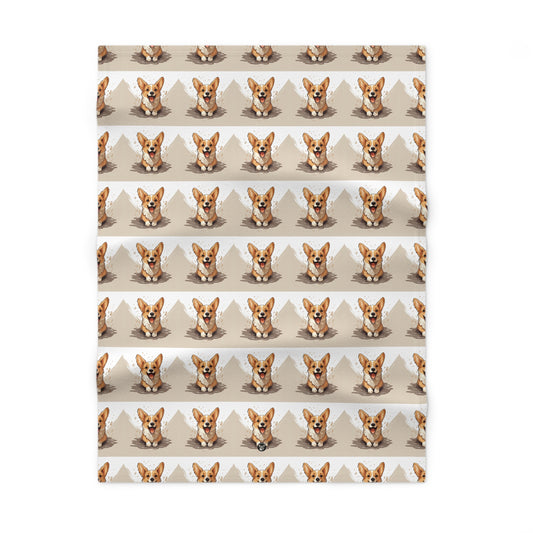 Corgi Cuteness Mosaic - Baby Blanket