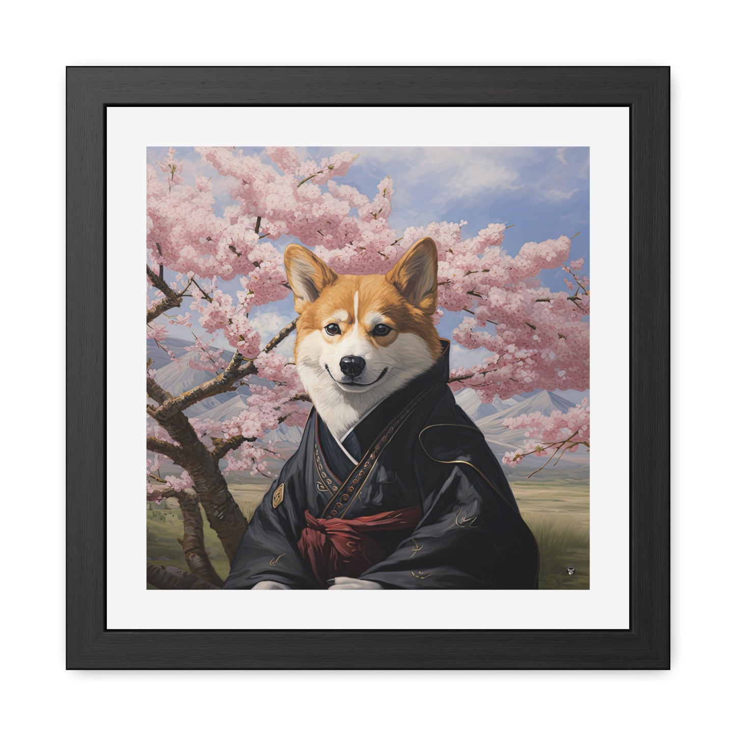 Zendog - Framed Print