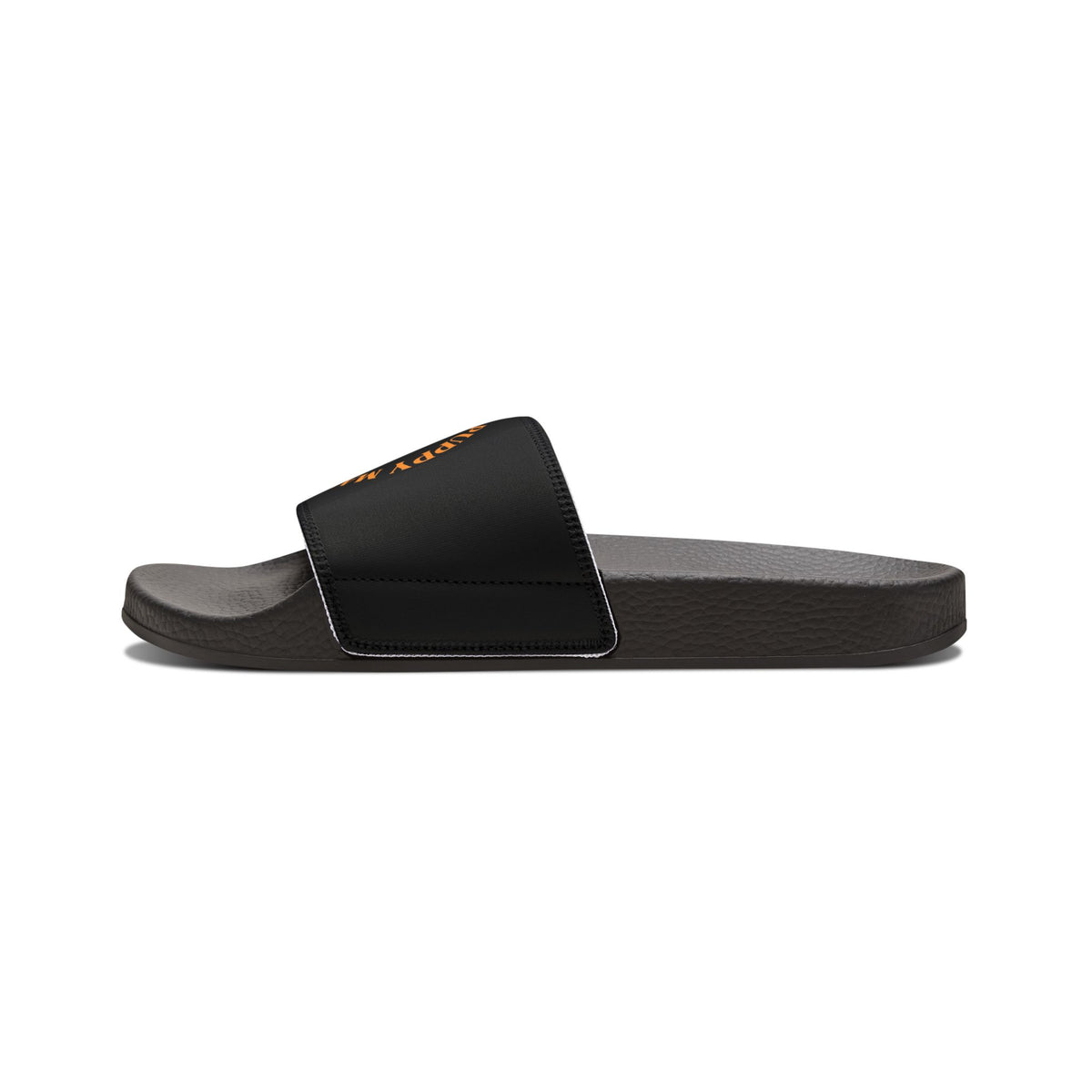 Shake Your Puppy Maker Men's Black Slide Sandals - Casual Pool & Beach Slides