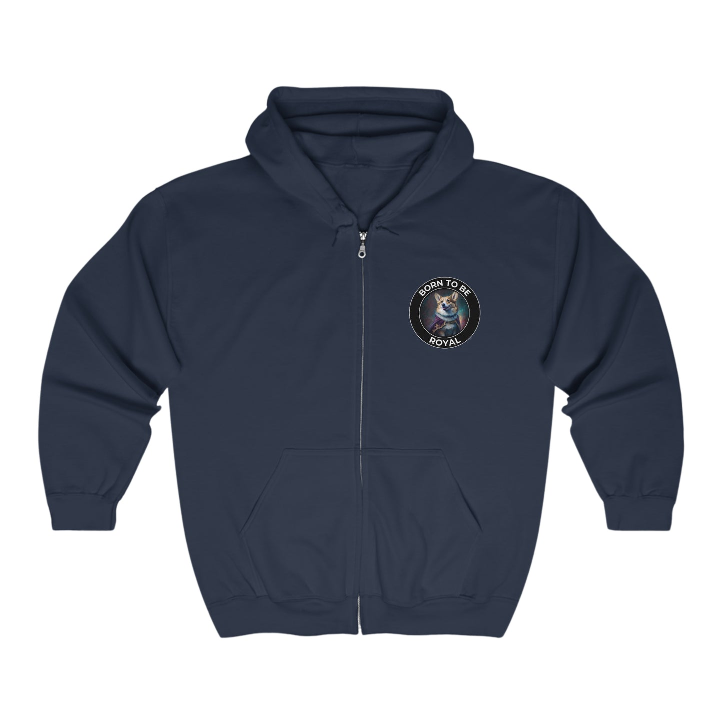 Born To Be Royal - Zip Hoodie