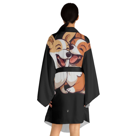 I Heart Corgis Kimono Robe
