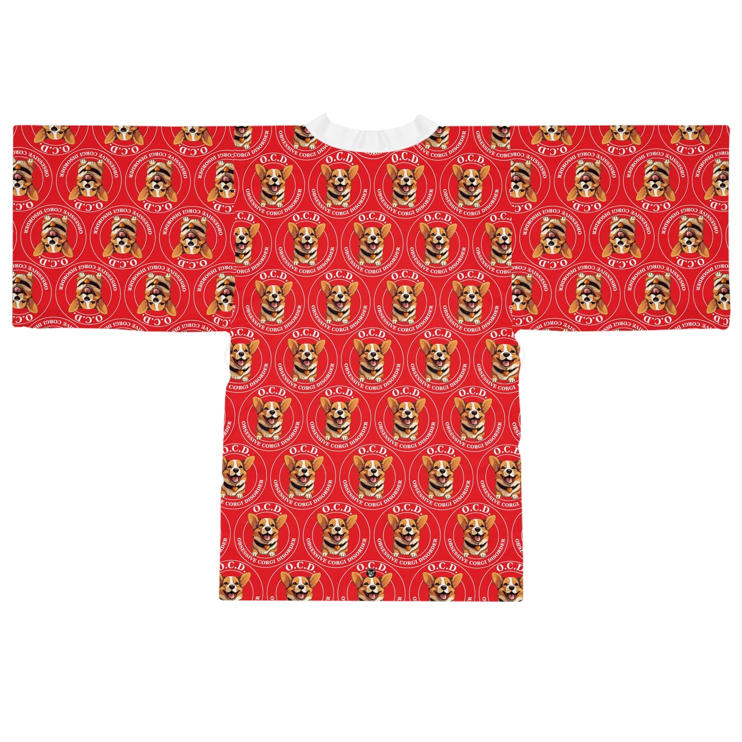 O.C.D. Obsessive Corgi Disorder - Kimono Robe