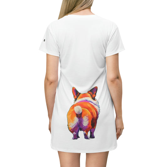 Corgi Butt - T-Shirt Dress