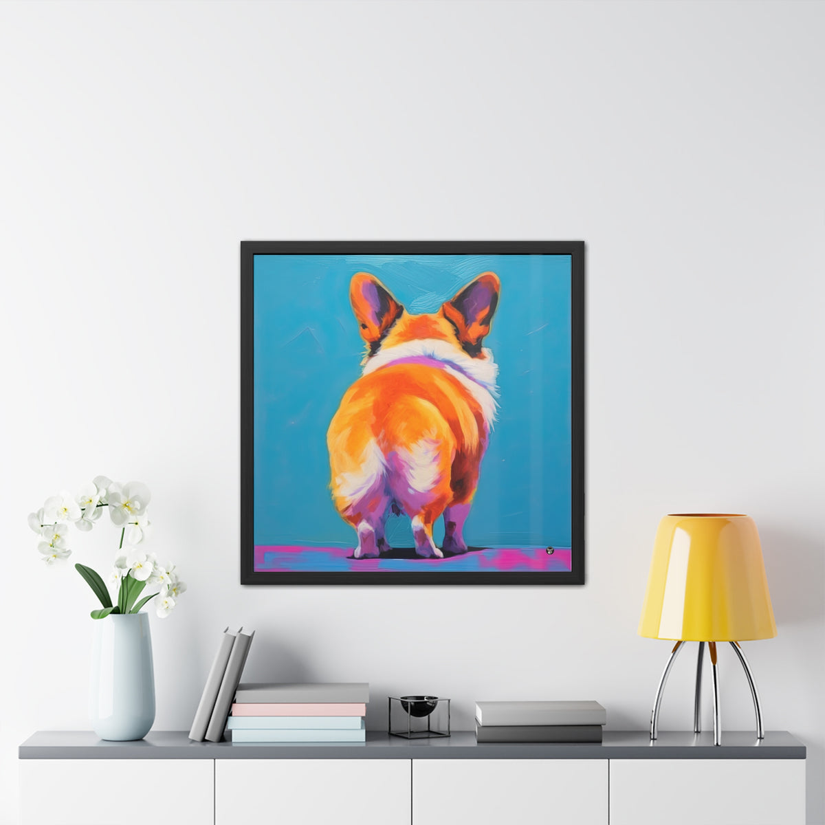 Corgi Butt  - Exclusive Framed Print