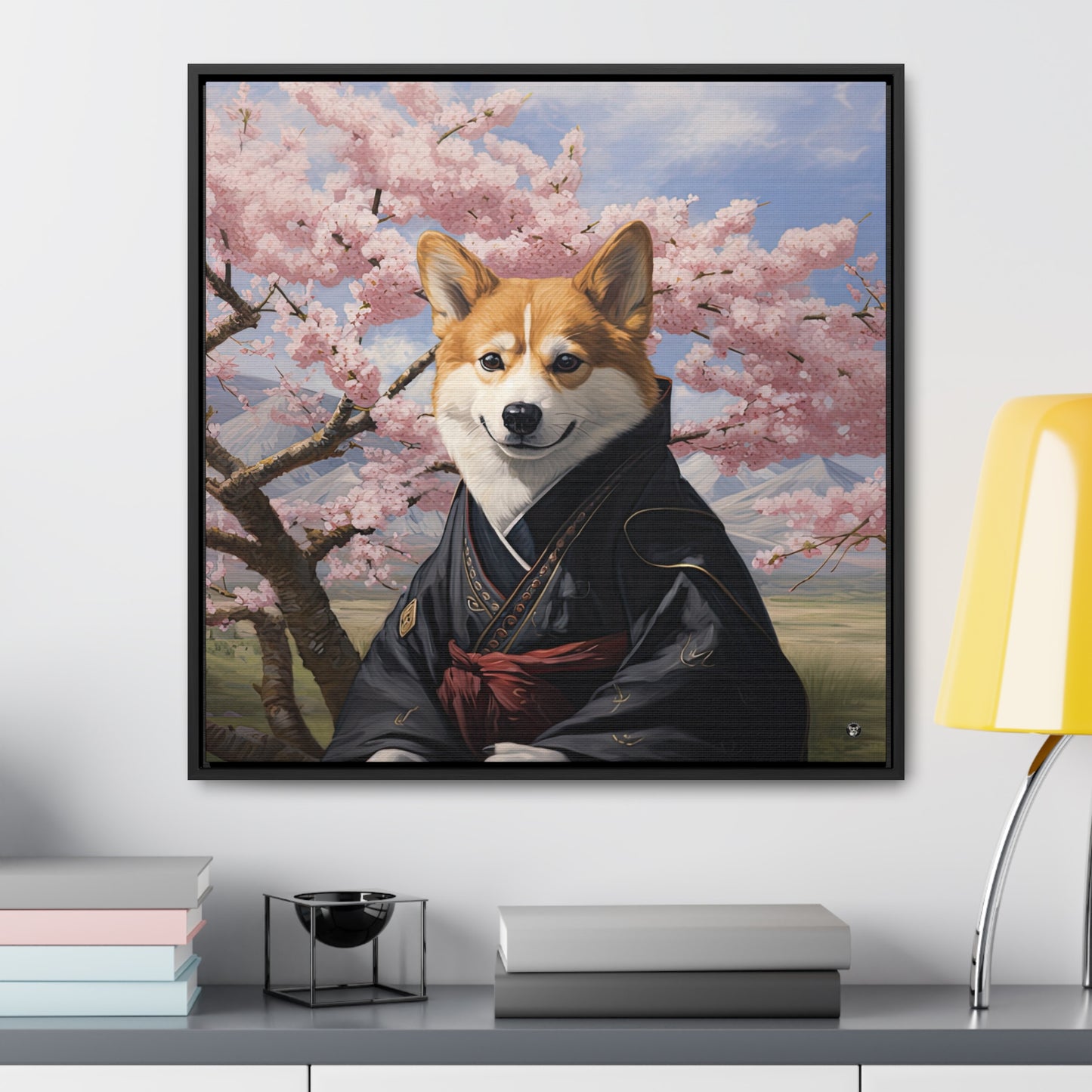 Zendog - Framed on Canvas