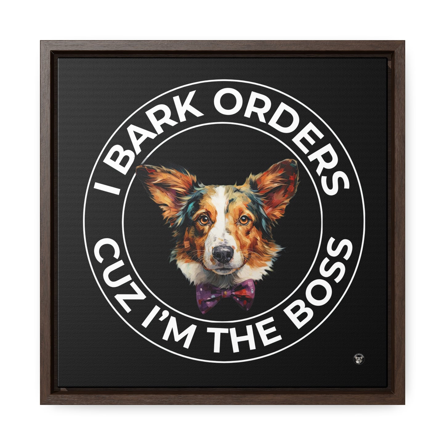 The Boss - Framed on Canvas
