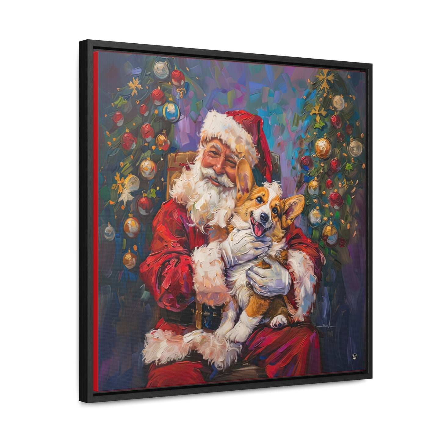 Nice List - Framed on Canvas