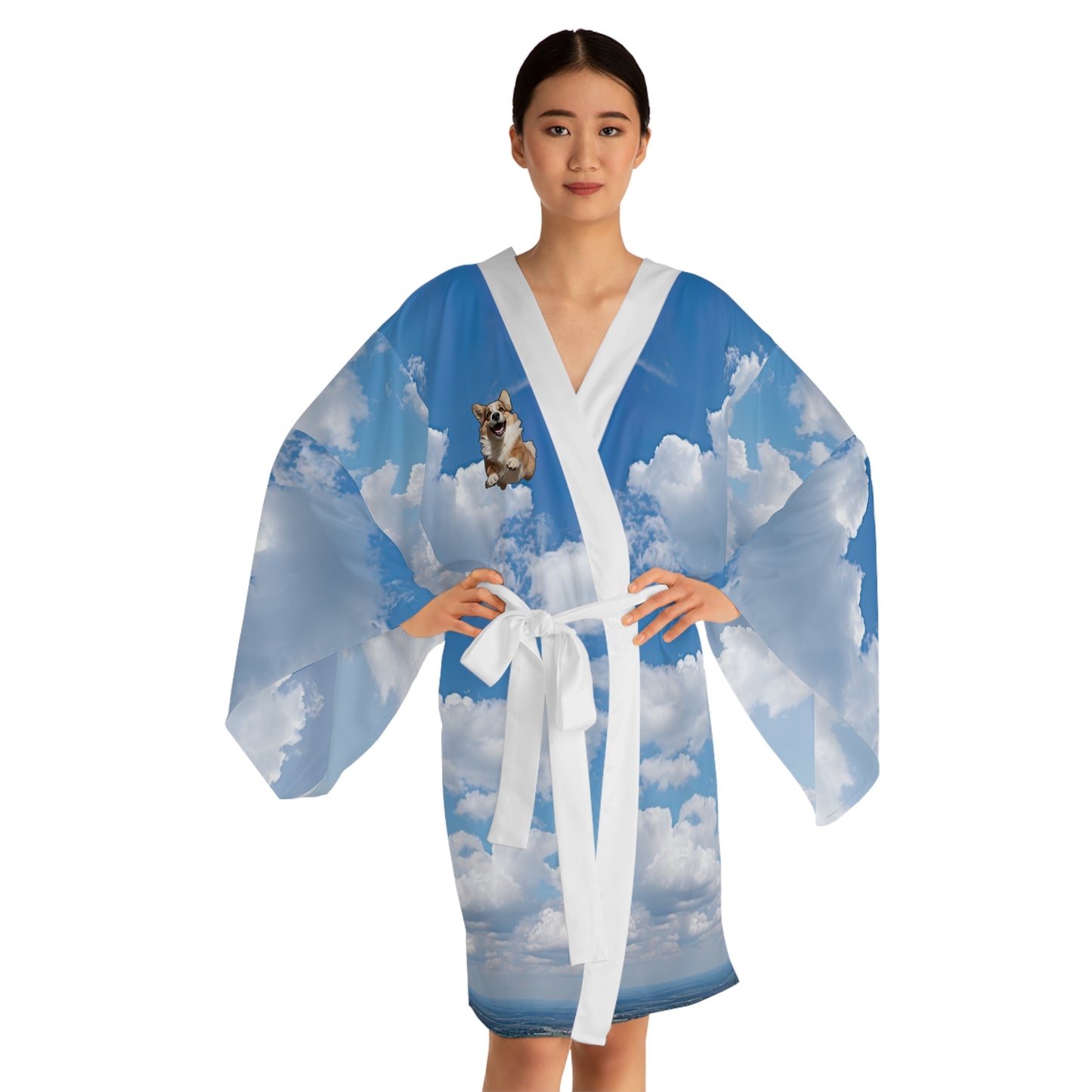 Super Corgi Kimono Robe