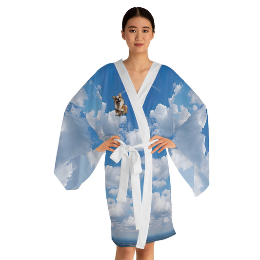 Super Corgi Kimono Robe