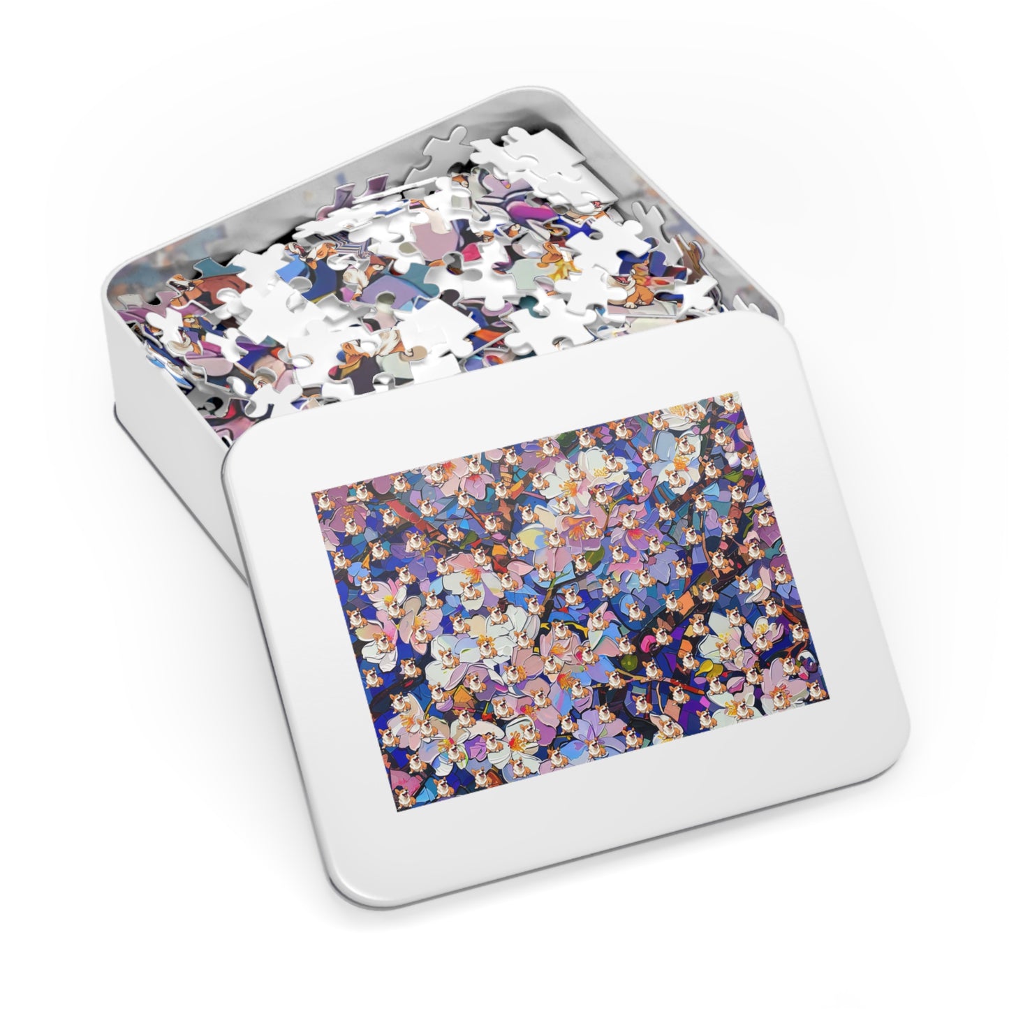 Flowers and Corgis - Jigsaw Puzzle