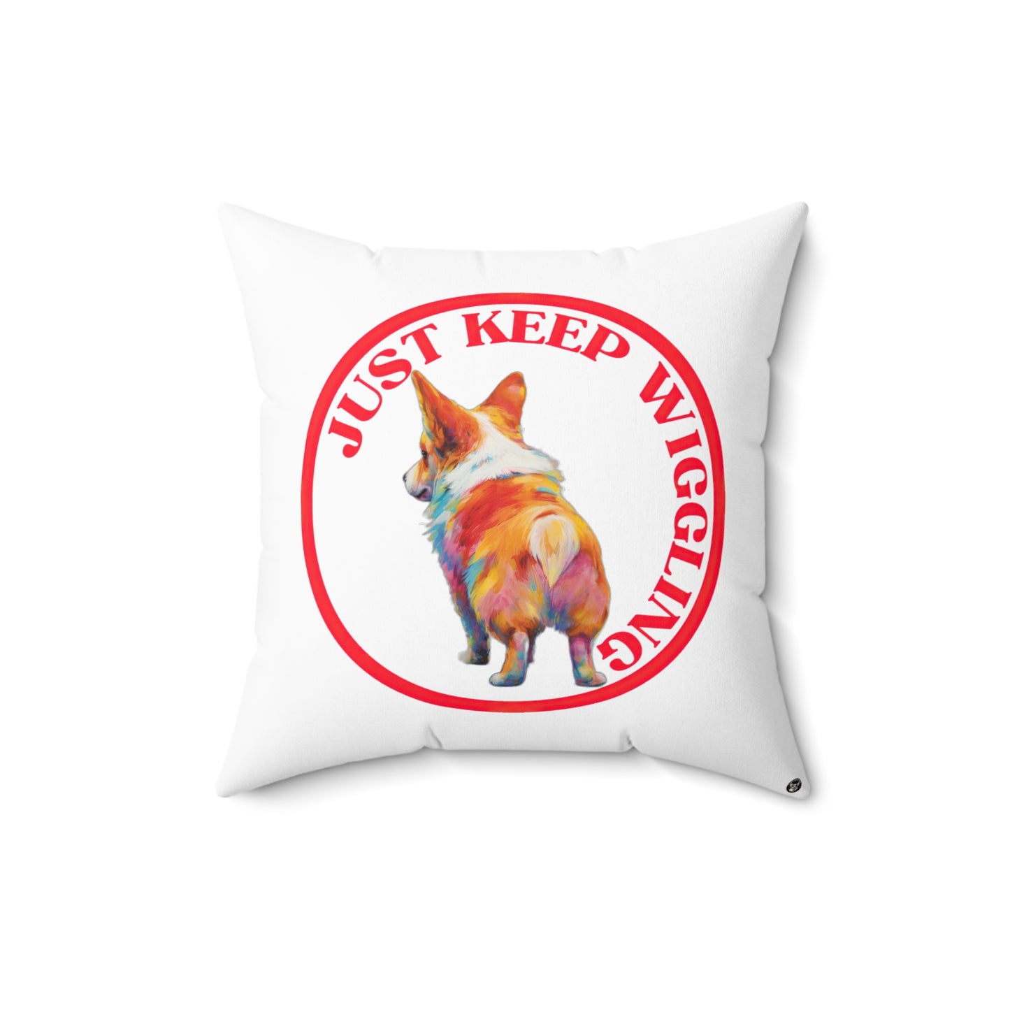 Just Keep Wiggling - Throw Pillow