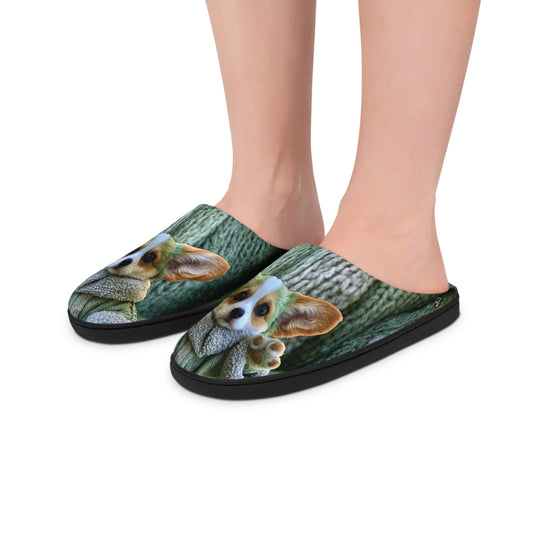 Baby Corgi Men's Slippers