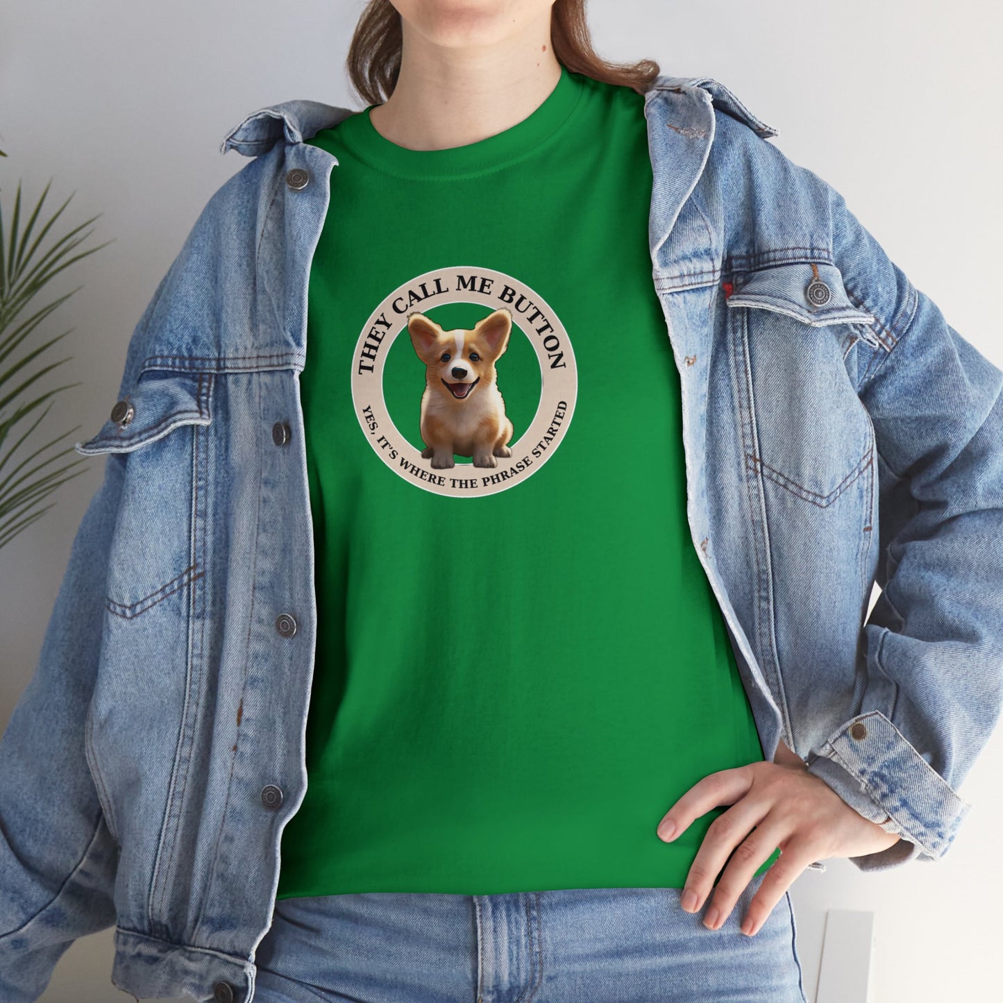 Cute as a Button - Unisex Heavy Cotton Tee