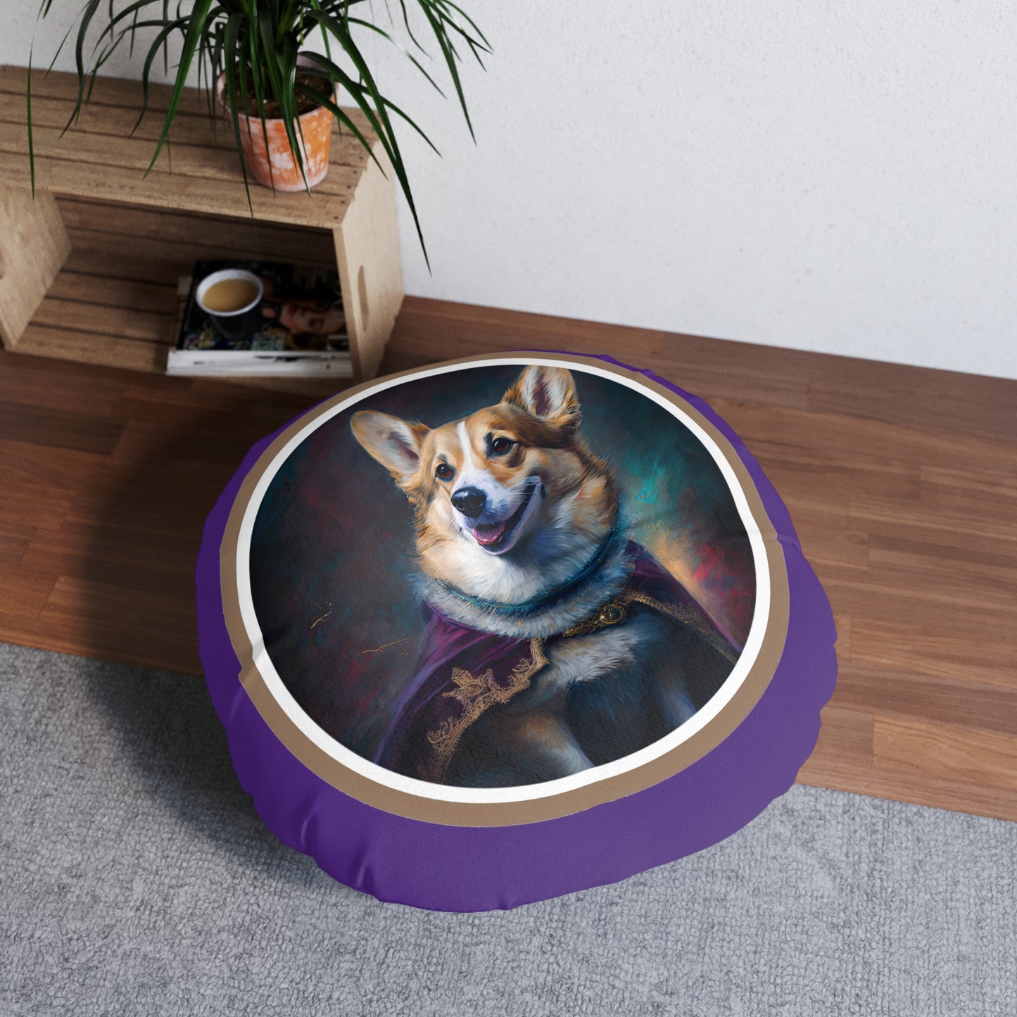 Corgi Royalty - Floor Pillow