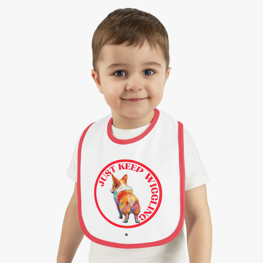 Just Keep Wiggling - Baby Bib