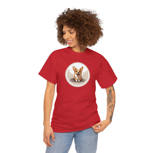 Corgi Cuteness - Unisex Heavy Cotton Tee