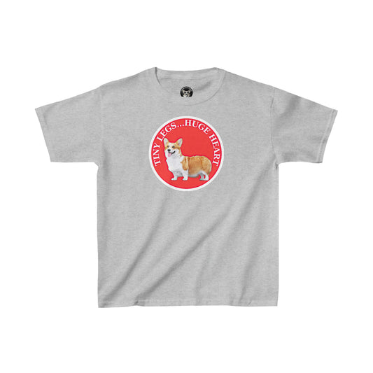 Tiny Legs...Huge Heart - Kids Heavy Cotton Tee