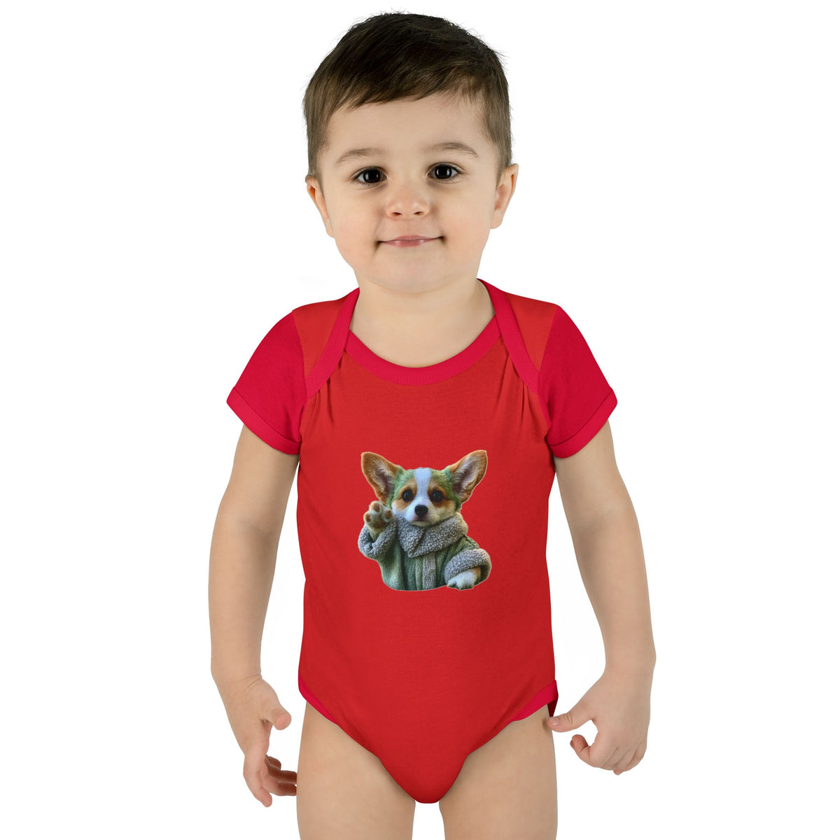 Baby Corgi Star Warrior Infant Bodysuit