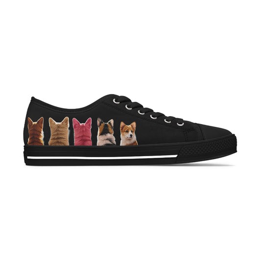 Corgi Reflection - Women's Low Top Sneakers
