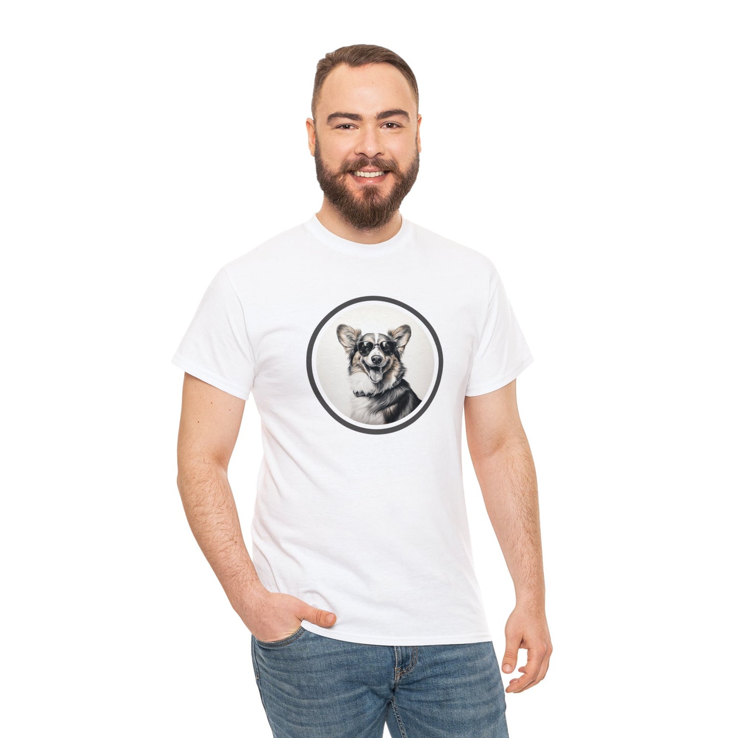 Corgi Cool - Unisex Heavy Cotton Tee