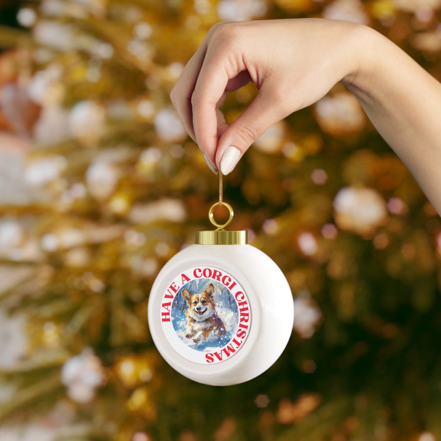 Corgi Christmas - Christmas Tree Ball