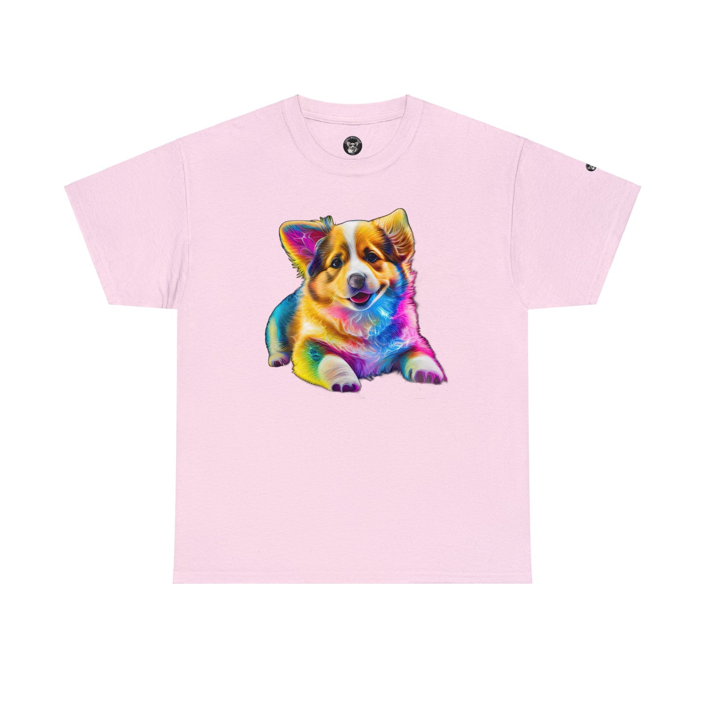 Colorful Corgi - Unisex Heavy Cotton Tee