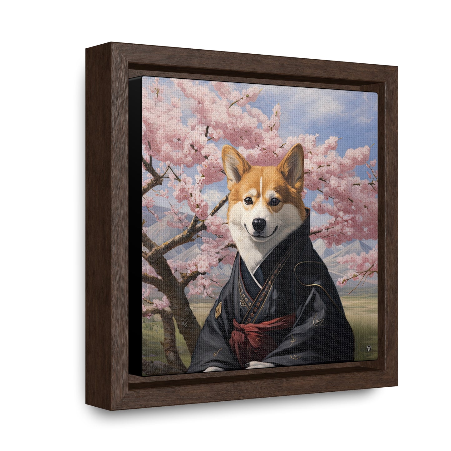 Zendog - Framed on Canvas