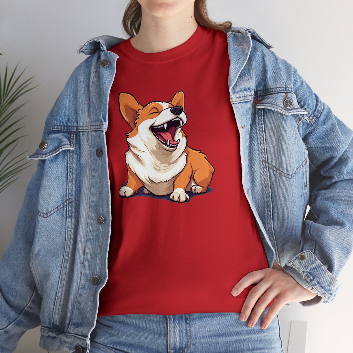 Comical Corgi - Unisex Heavy Cotton Tee