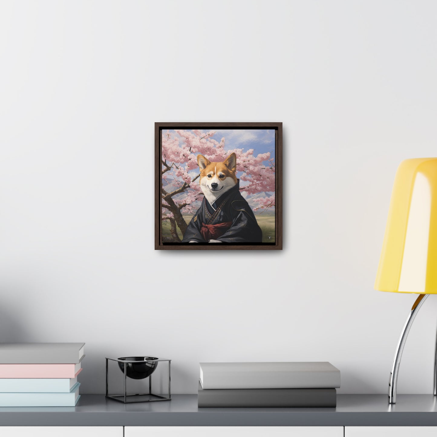 Zendog - Framed on Canvas