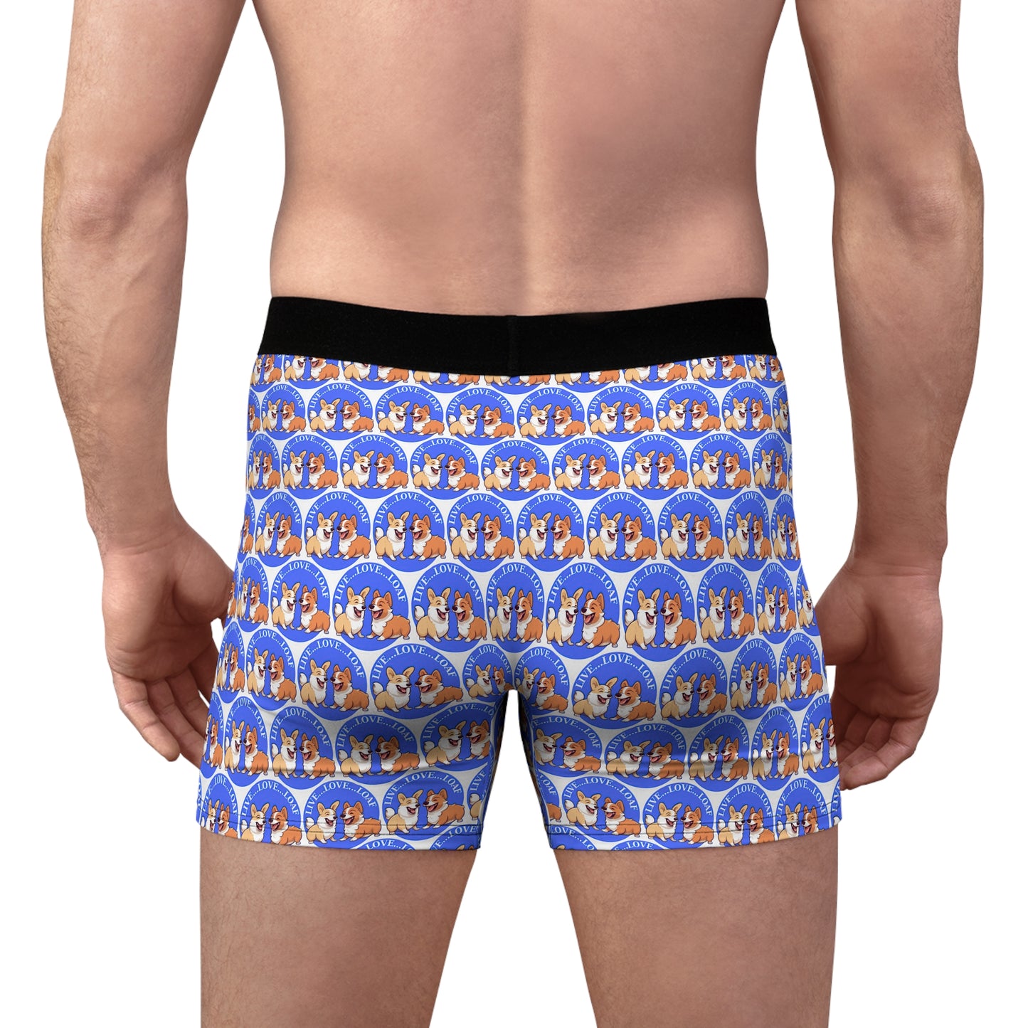 Live...Love...Loaf Mosaic Boxer Briefs