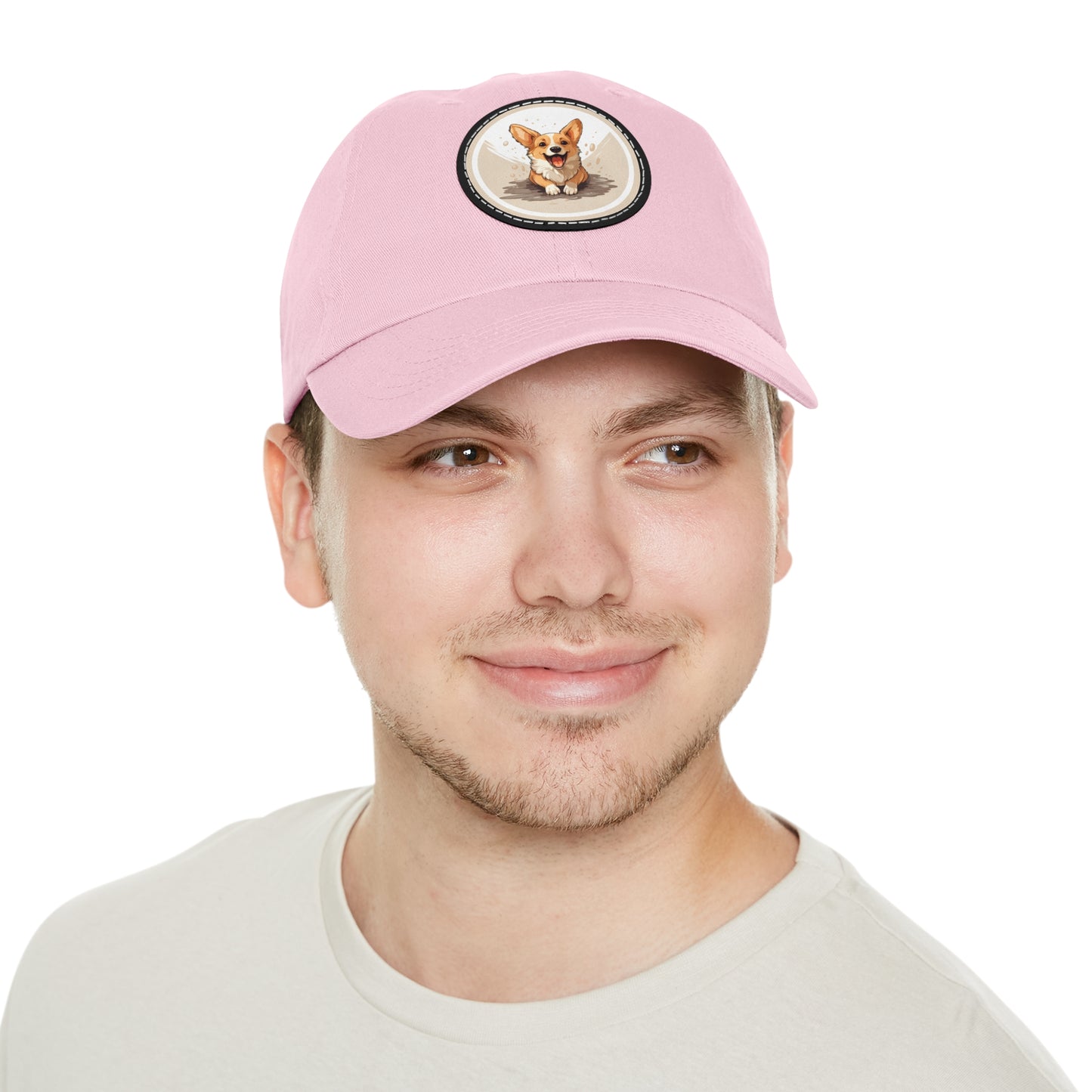 Corgi Cuteness - Cap with Leather Patch