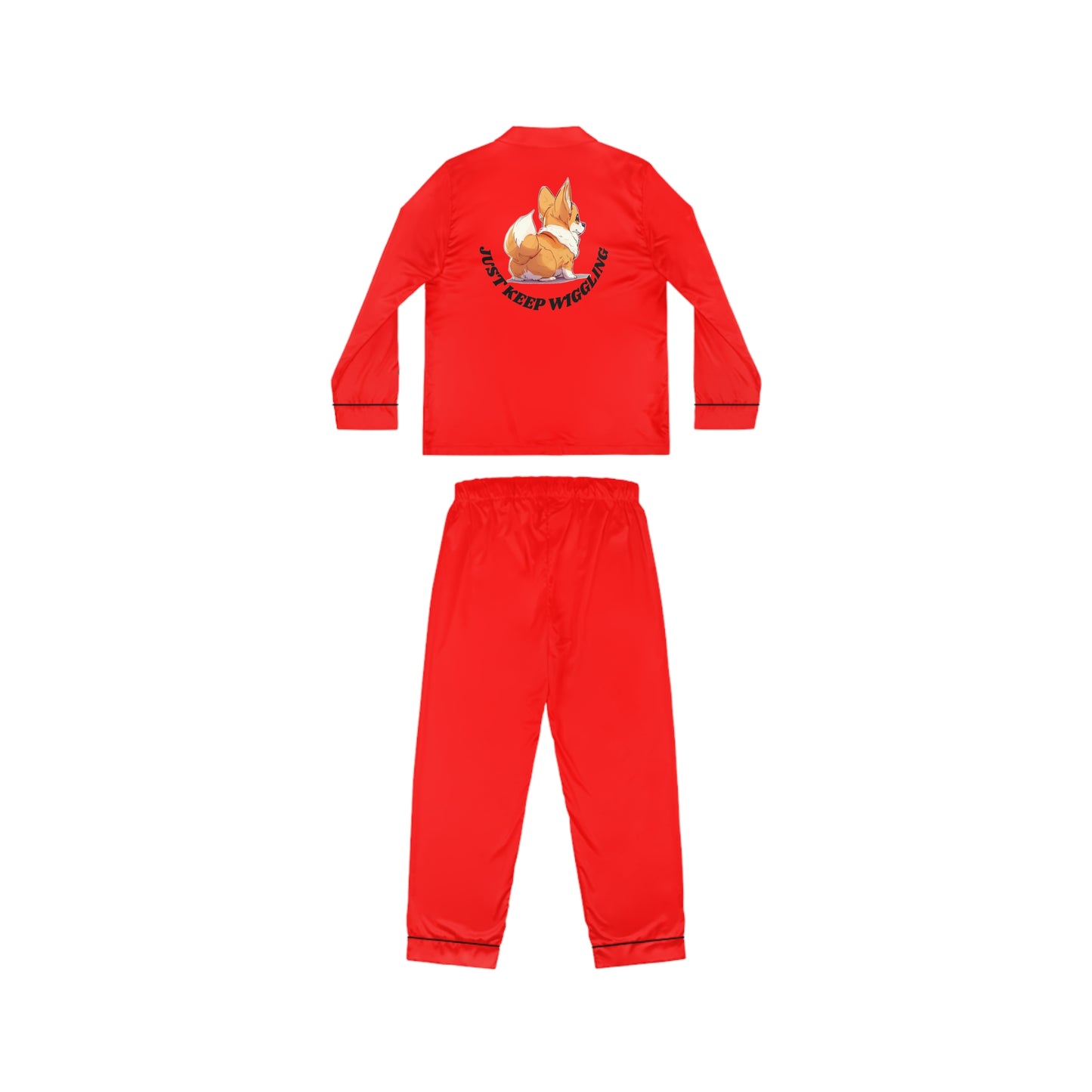 Just Keep Wiggling Silky Pajamas