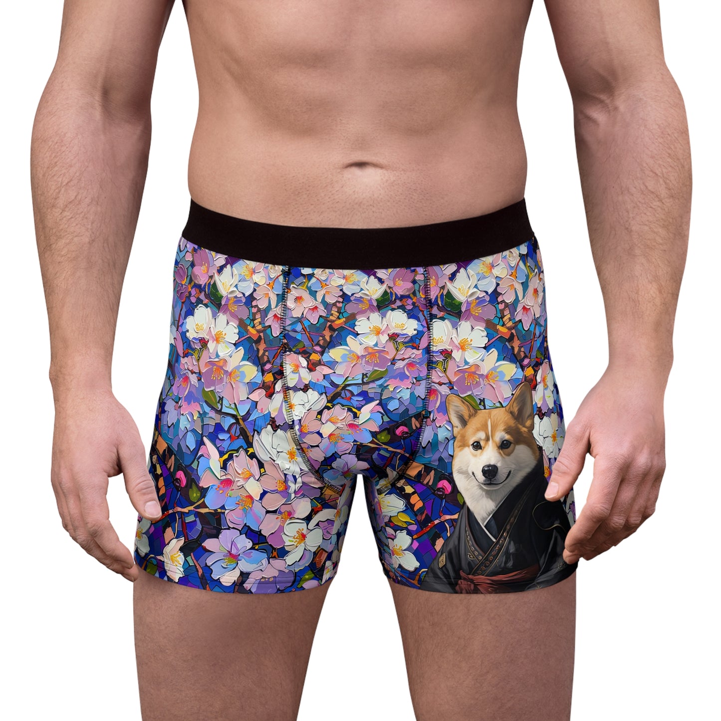 Cherry Blossom Zendog Boxer Briefs!