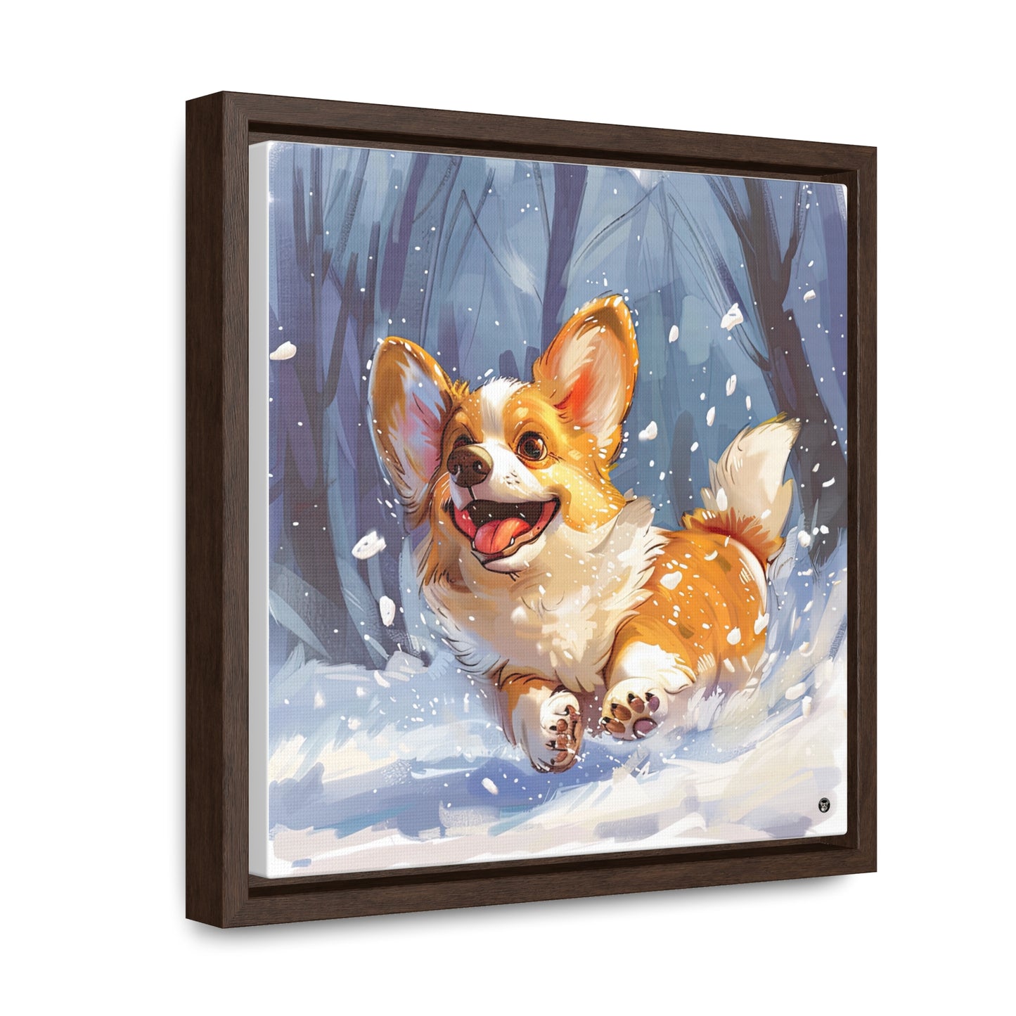Winter Fun - Framed on Canvas