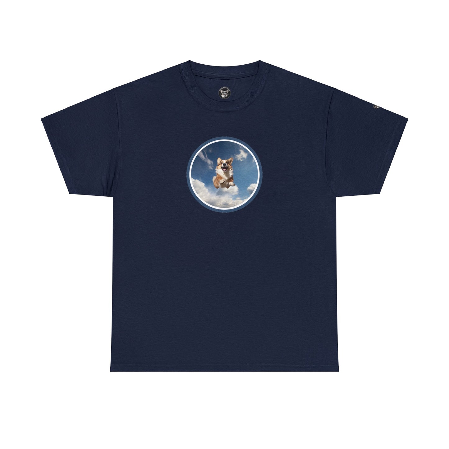 Flying Corgi - Unisex Heavy Cotton Tee