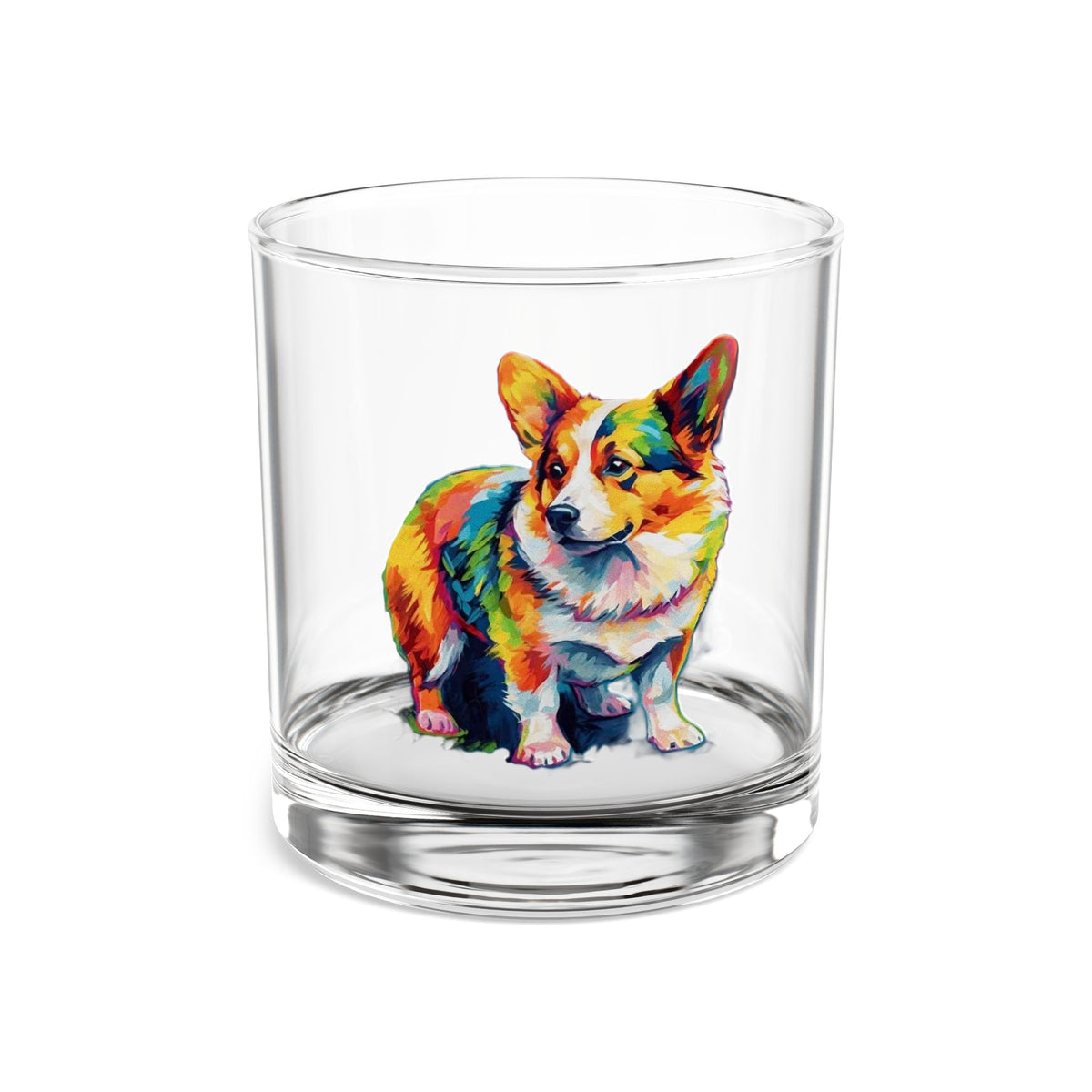 Scouter Corgi Watercolor Highball Glass
