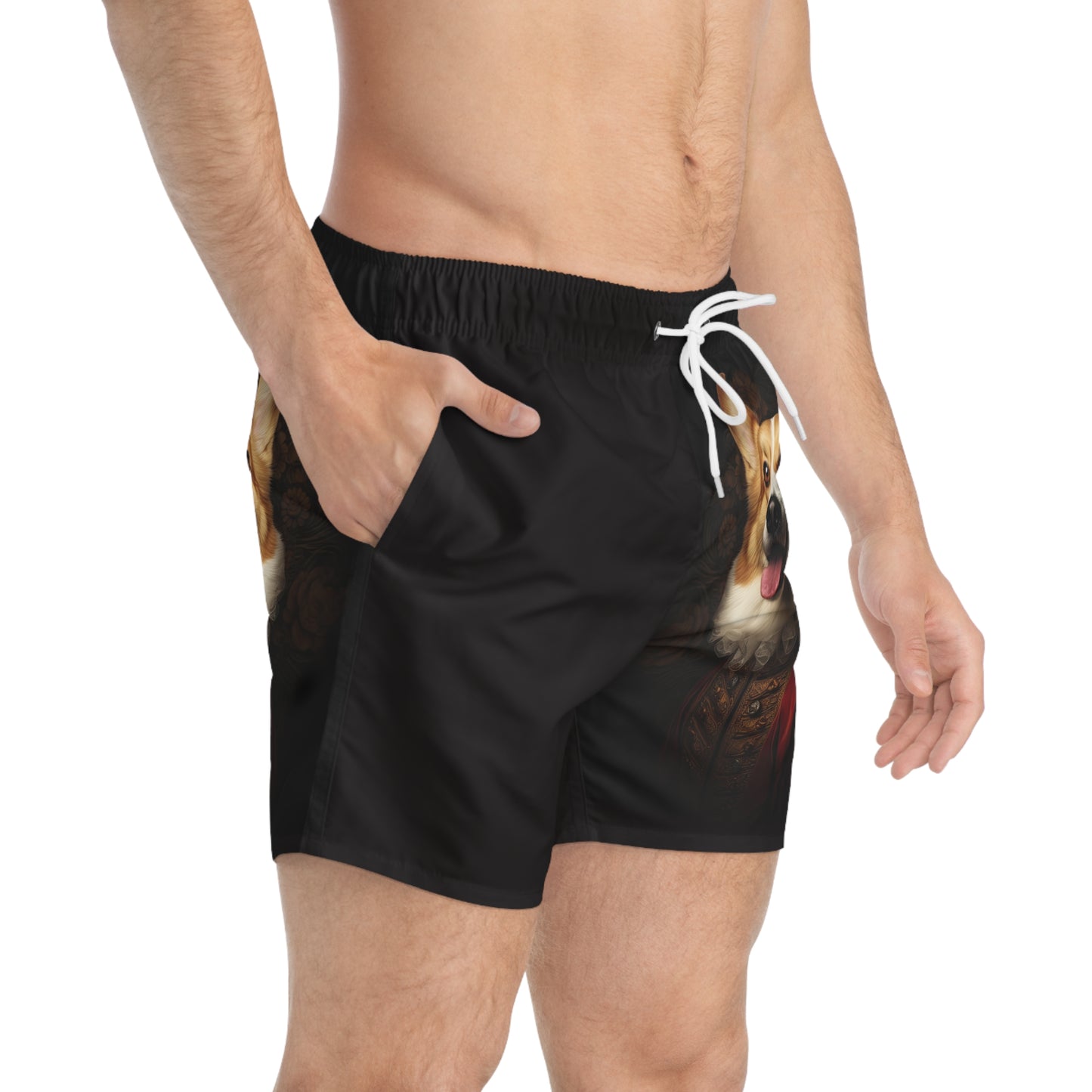 Renaissance Corgi Swim Trunks