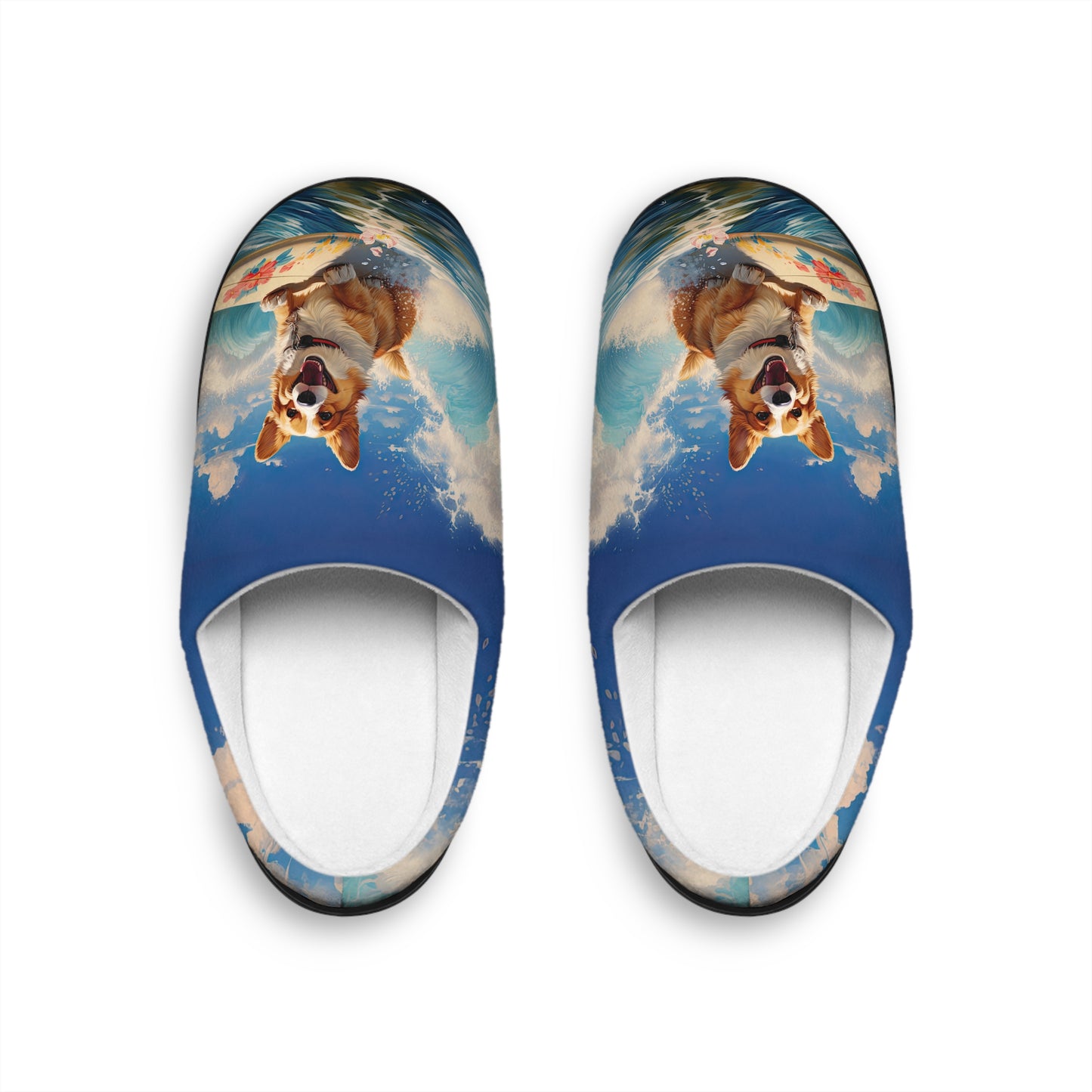 Cowabunga Corgi Men's Slippers