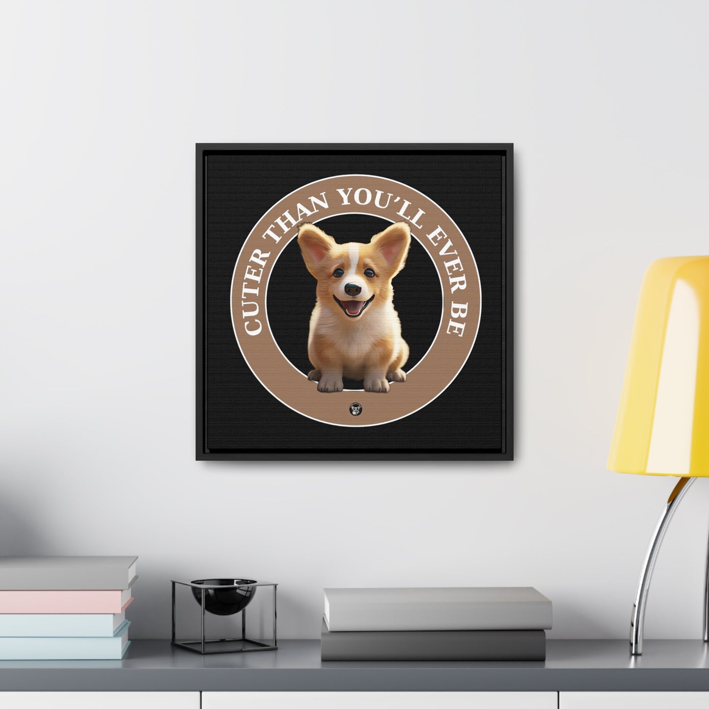 Cuter Than You - Framed on Canvas