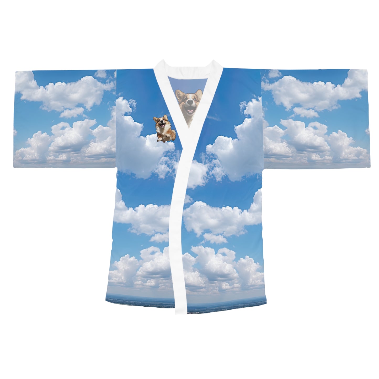 Super Corgi Kimono Robe