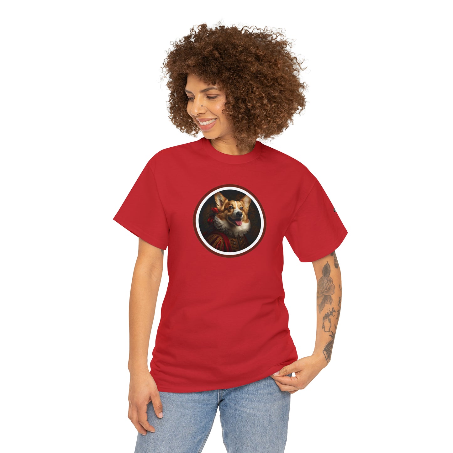 Renaissance Corgi - Unisex Heavy Cotton Tee