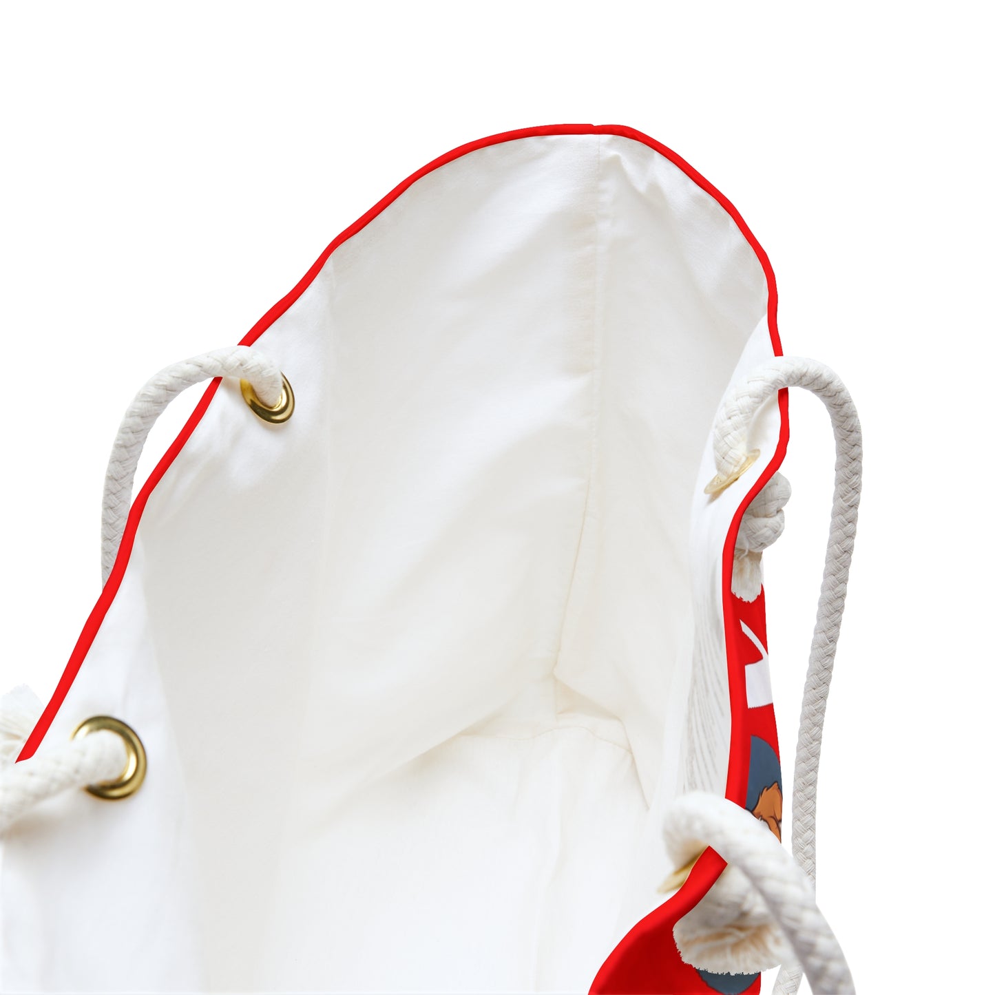 Corgi Love Weekender Beach Bag – Red Corgi Travel Tote